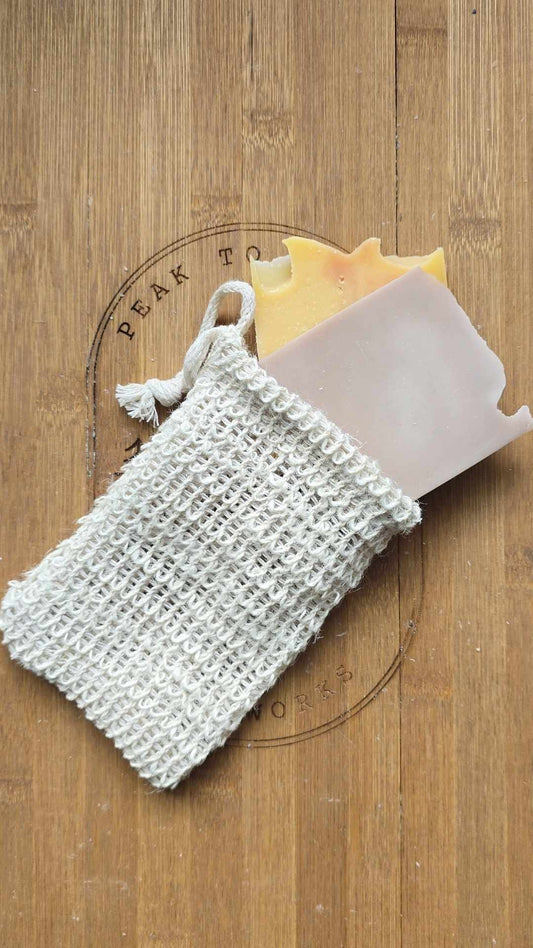 Natural Exfoliating Soap Saver Pouch
